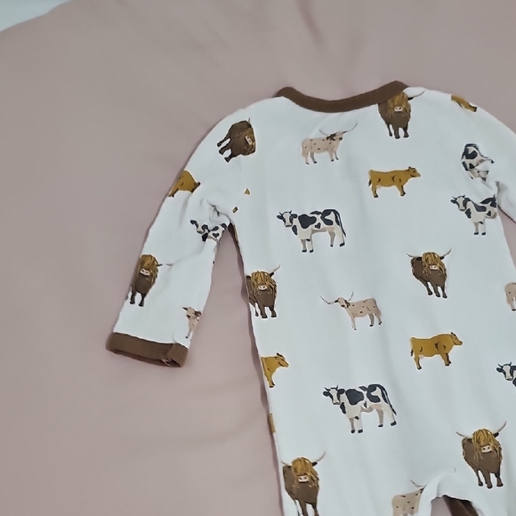 Kyte BABY footies White/brown - Picture 8 of 11